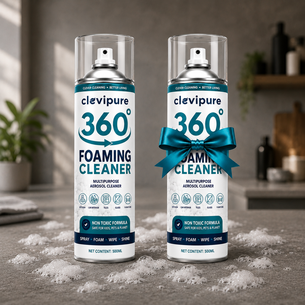Clevipure 360° Foaming Cleaner | 500ML Each | BOGO 1+1