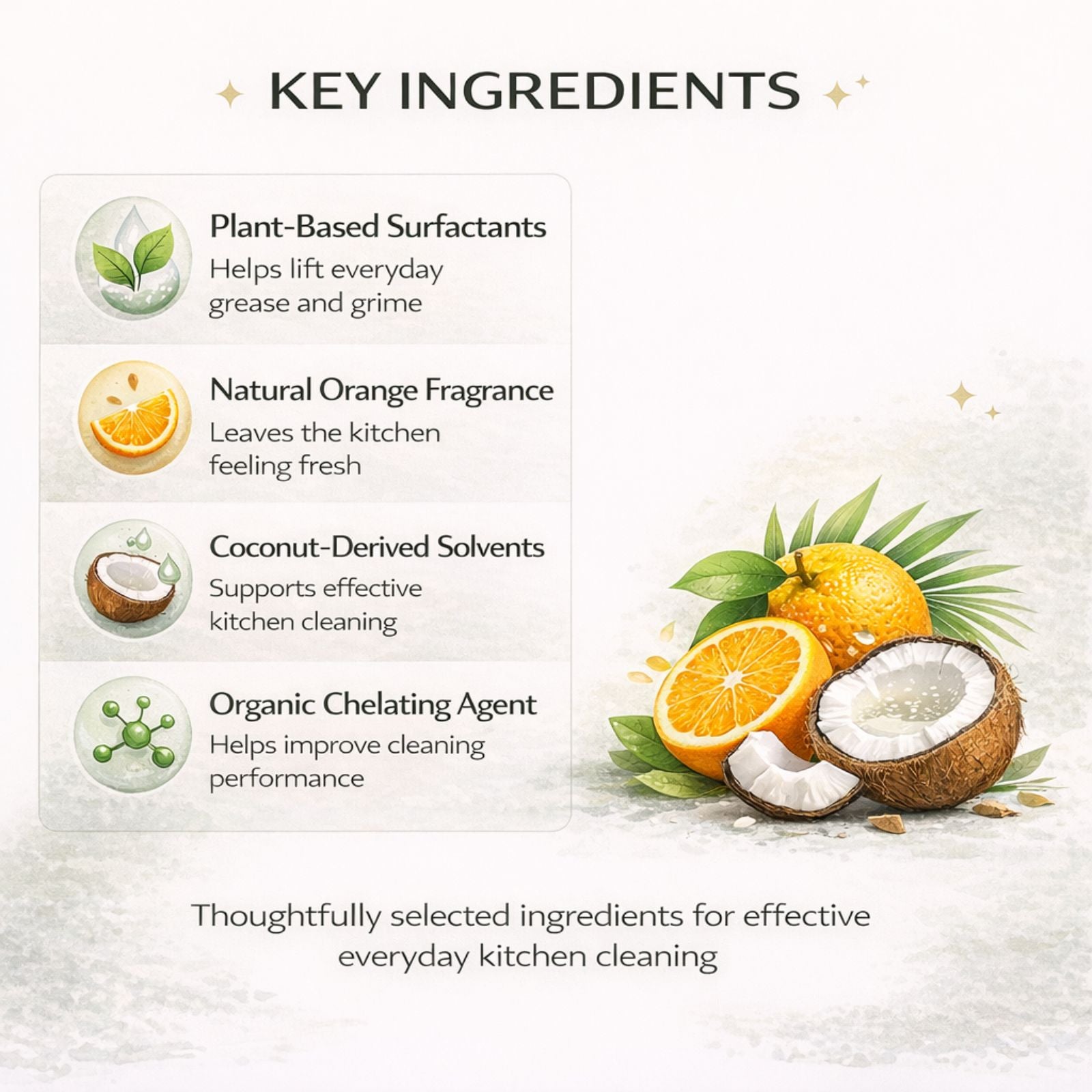 Clevipure Foaming Kitchen Cleaner | Non toxic & Natural | 500 ml.